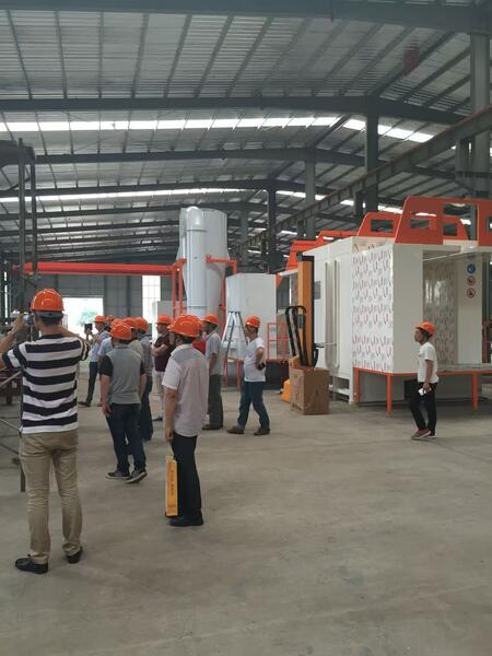 Zhejiang Huier Coating Environmental Protection Equipment Co., Ltd خط إنتاج المصنع