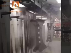 Huier خط قابلة للتعديل السرعة صانعي خط الطلاء المسحوق أحدث التقنيات