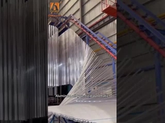 سعة طلاء عالية خط طلاء مسحوق أوتوماتيكي مع زي واحد لمصانع الحديد