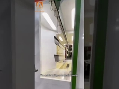 16 PCS شاشة لمسة نظام طلاء مسحوق الرذاذ الكهروستاتيكي التلقائي مع القوة