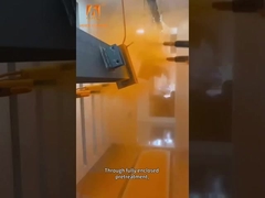 تخصيص طلاء لون خط طلاء مسحوق أوتوماتيكي سلسلة / شبكة حزمة ناقل نوع