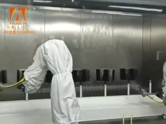 خطوط الطلاء الكهربائي التلقائي مع 5% خطأ التوحيد و 60% استخدام الطلاء