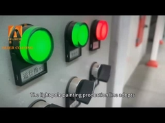 نظام طلاء مسحوق أوتوماتيكي لأطر الدراجات ذات الألوان القابلة للتخصيص