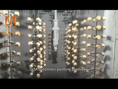 خط طلاء كهربائي ثابت قابل للتخصيص لأنواع مختلفة من الطلاء والطلاء