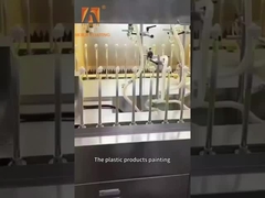 آلة الطلاء الكهروستاتيكي مع 60% استخدام الطلاء خط الطلاء الكهروستاتيكي