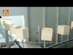 الكفاءة خط الطلاء الكهربائي الساطع أسلحة الرش عالية الجهد مع 60%+ استخدام الطلاء