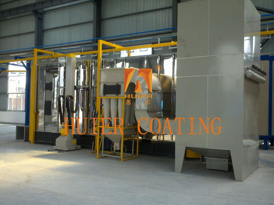11 Kw / 15 Kw / 22 Kw / 30 Kw / 37 Kw / 45 Kw خط طلاء مسحوق الكهربائي الستاتيكي لإعادة التدوير الثانوية